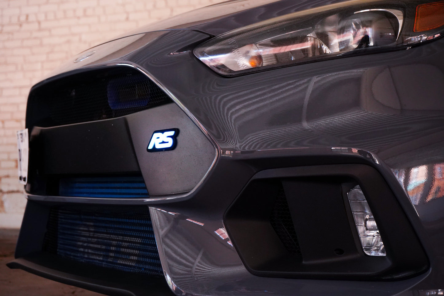 Lit Logos RS Grill Badge | 2015-2018 Focus RS