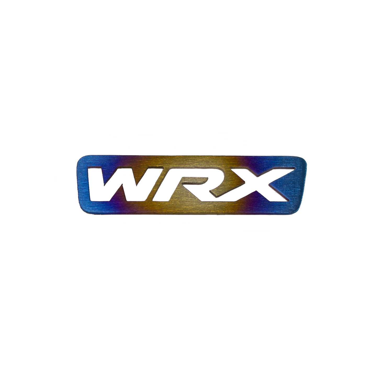 Lit Logos x JDCustoms WRX Shifter Trim Titanium Plate (Pre-Order)