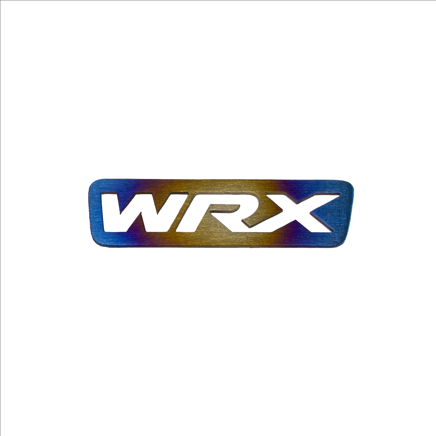 Lit Logos x JDCustoms WRX Shifter Trim Titanium Plate (Pre-Order)