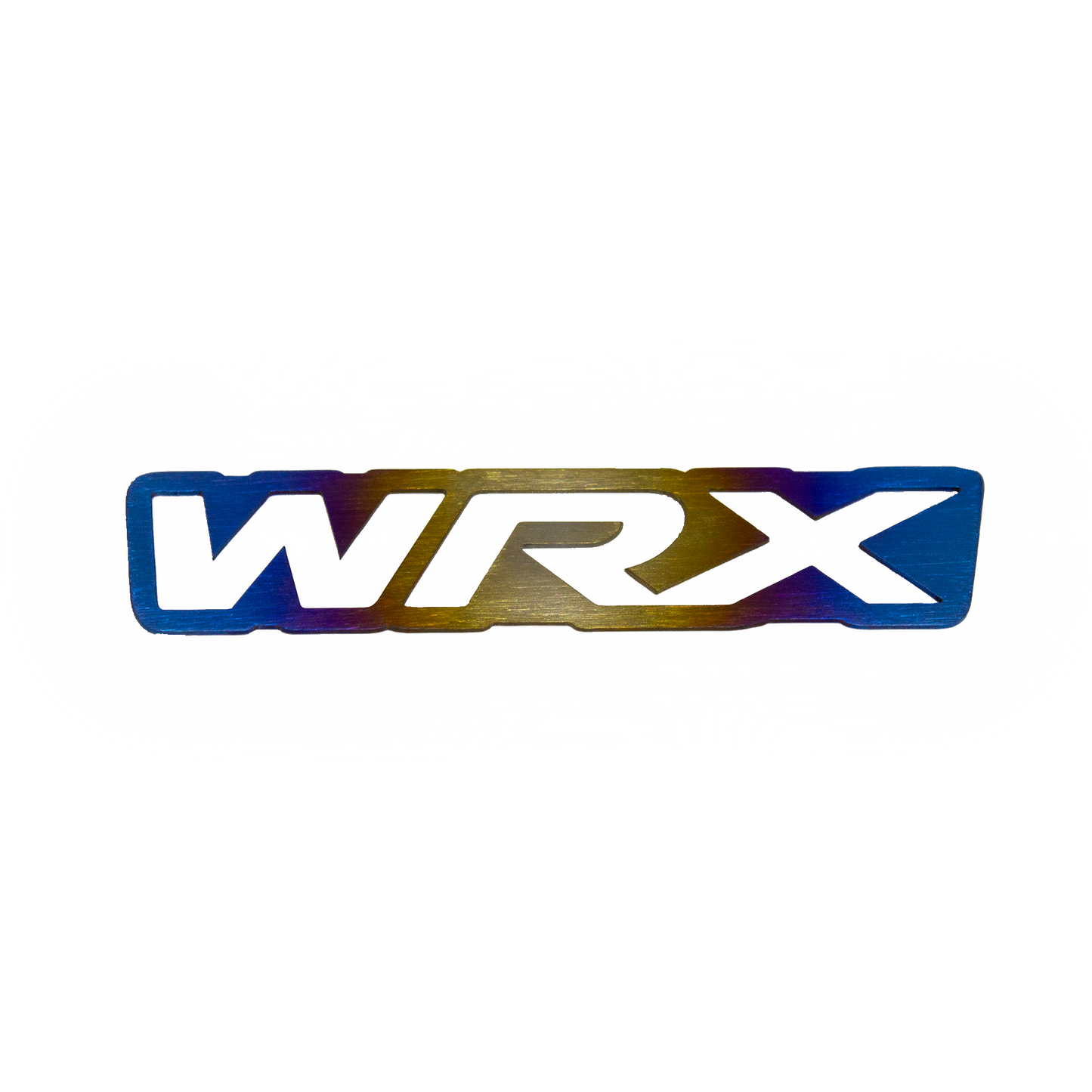 Lit Logos x JDCustoms WRX Titanium Plate (Pre-Order)