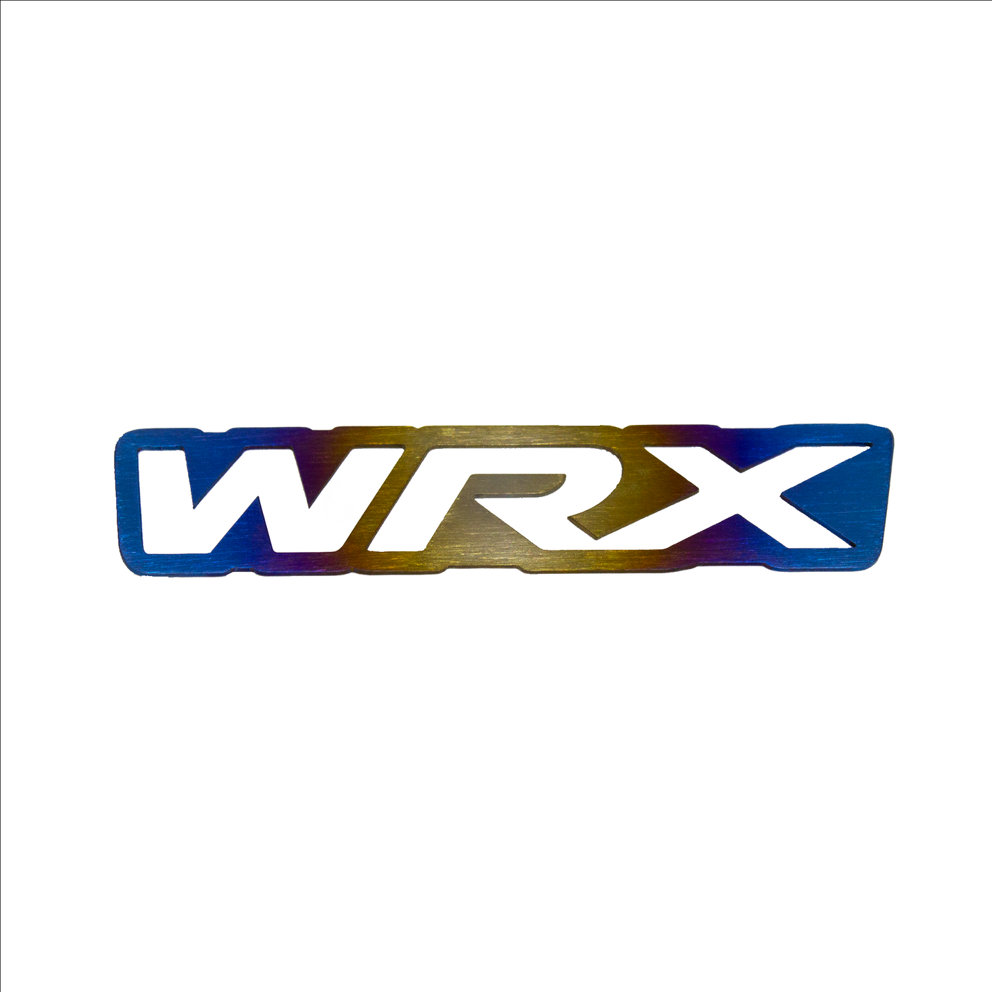Lit Logos x JDCustoms WRX Titanium Plate (Pre-Order)