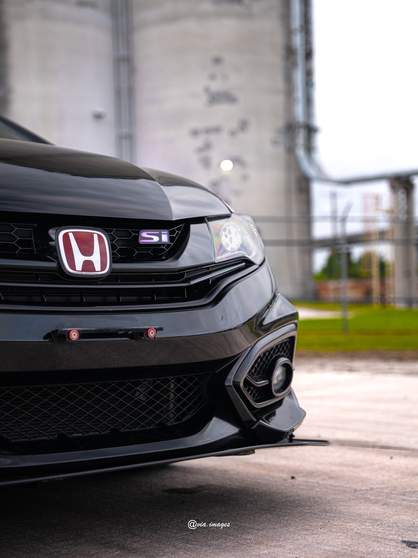 Lit Logos Si Grill Badge | 1999-2023+ Civic
