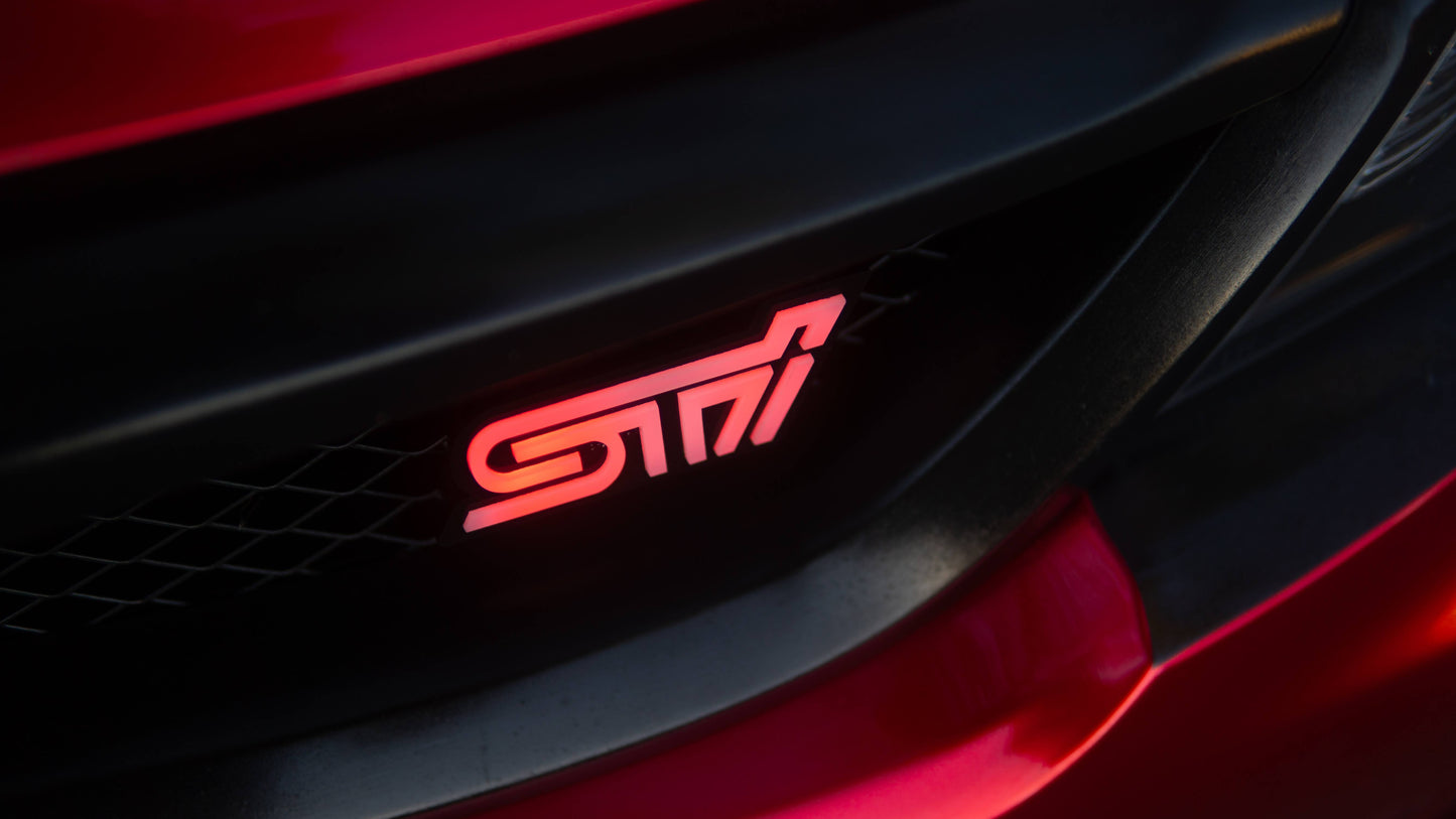 Lit Logos STI Grill Badge | 2000-2021 STI
