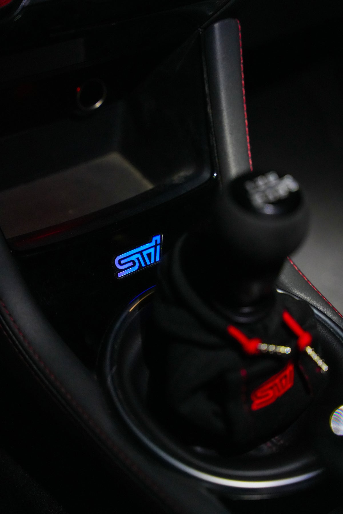 Lit Logos STI Shifter Trim Badge | 2008-2021 STI
