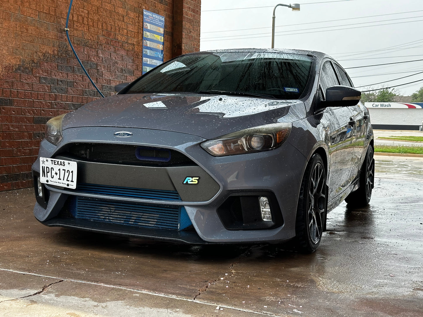 Lit Logos RS Grill Badge | 2015-2018 Focus RS