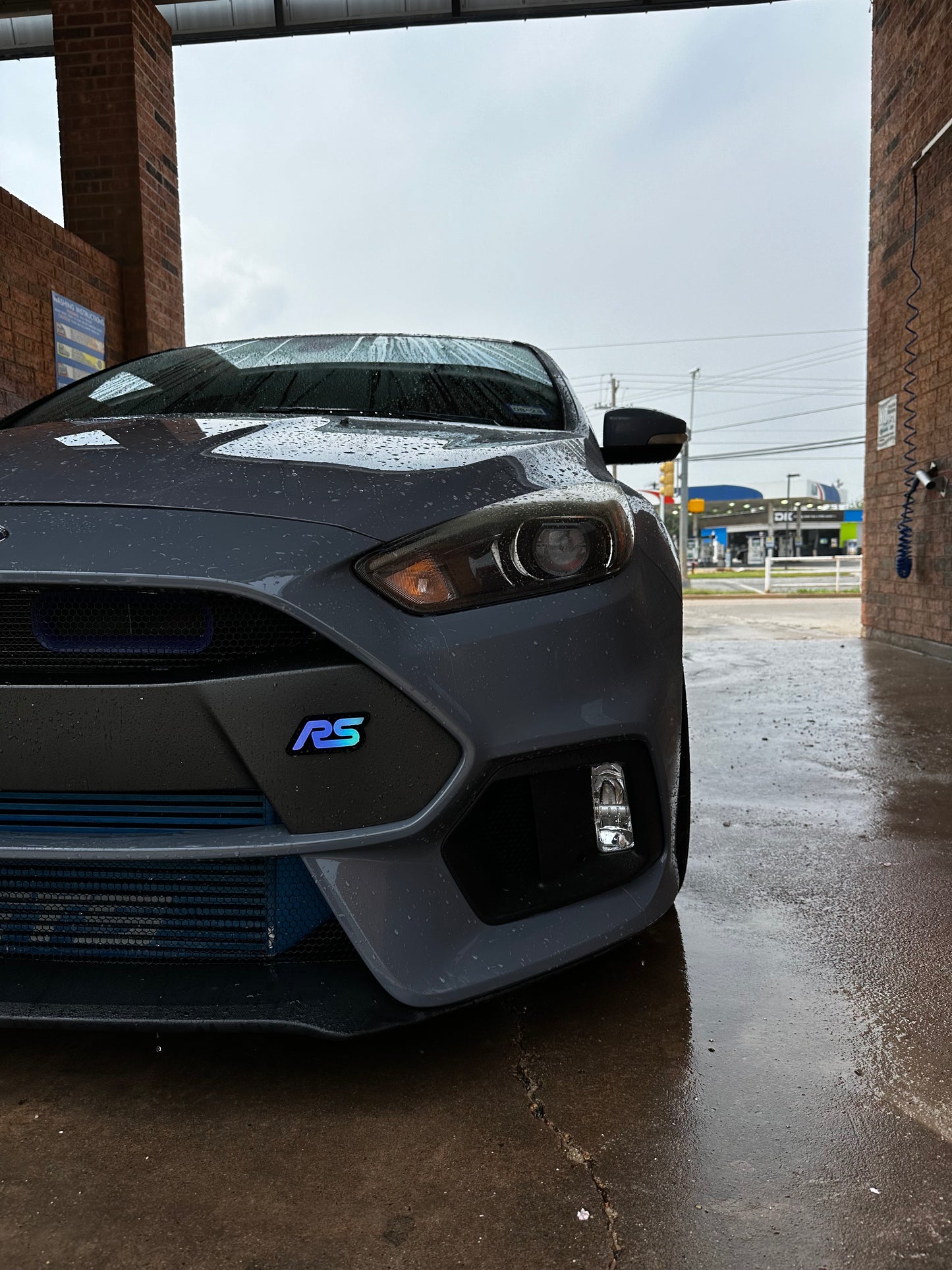 Lit Logos RS Grill Badge | 2015-2018 Focus RS