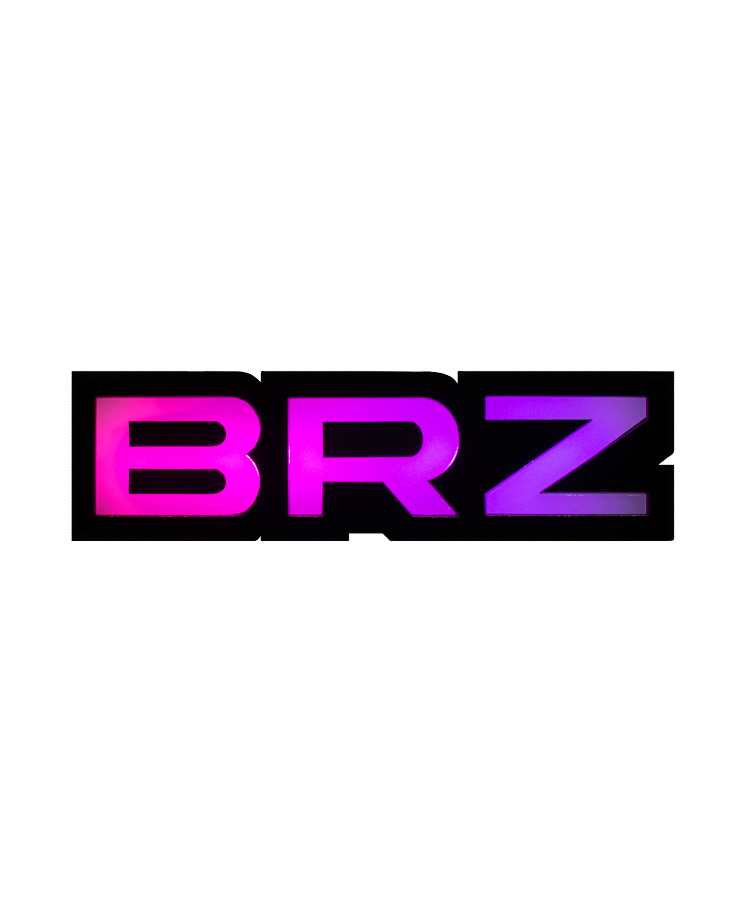 Lit Logos BRZ Badge