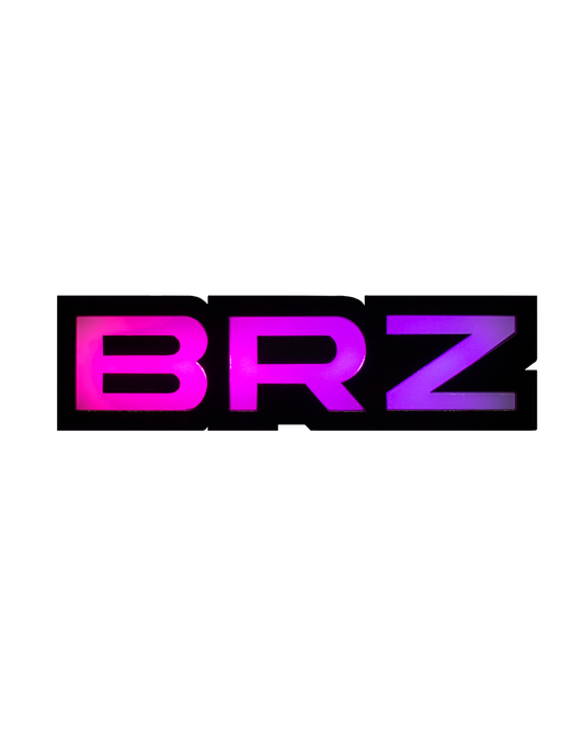 Lit Logos BRZ Badge